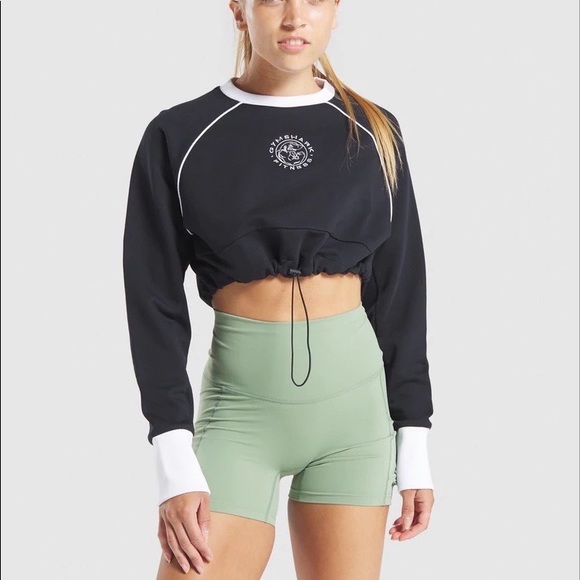 Gymshark Legacy Cropped Sweater *IN GREY* - Picture 3 of 10